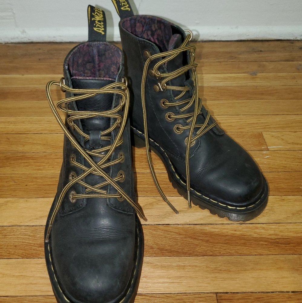 Classic Dr. Martens with Floral Interior